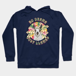 No Drama Just Llamas - Boho Llama Hoodie